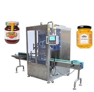 Gemakkelijk Te Gebruiken Tomatenpuree Honing Lijn Ketchup Flessenvullen Aftopping Machine Tomatensaus Ketchup Pot Vullen Verpakkingsmachine