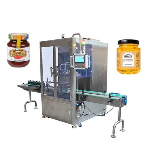 Gemakkelijk Te Gebruiken Tomatenpuree Honing Lijn Ketchup Flessenvullen Aftopping Machine Tomatensaus Ketchup Pot Vullen Verpakkingsmachine